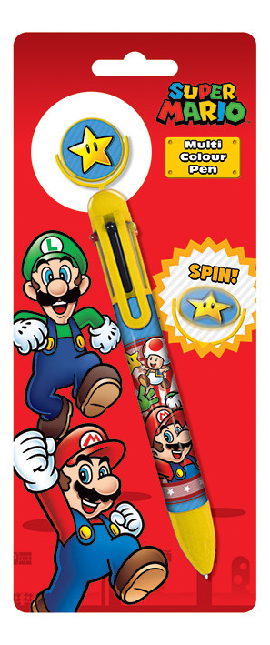 Crayon 6 couleurs Super Mario Nintendo Etoile-Brique