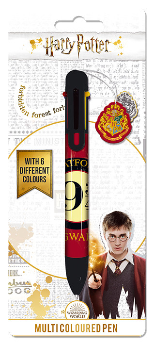 Stylo 6 couleurs Harry Potter Platform  9 3/4 