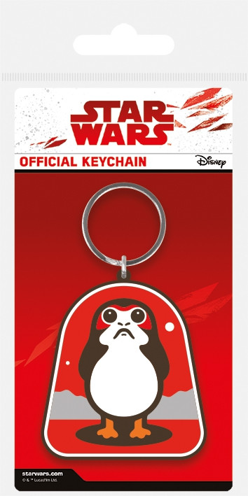 Porte-clés Caoutchouc Porg Star Wars