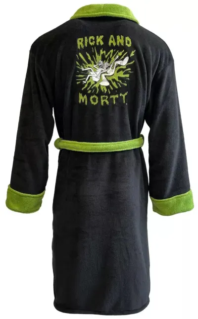 Peignoir Rick et Morty Pickle noir et vert