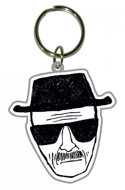 Porte-clés caoutchouc Heisenberg Breaking Bad