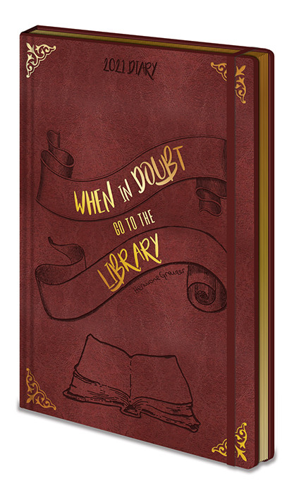 Agenda Harry Potter 2021 When in doubt go to the library