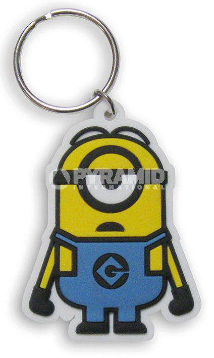 Porte-clés Caoutchouc Stuart Minion Moi Moche et Méchant