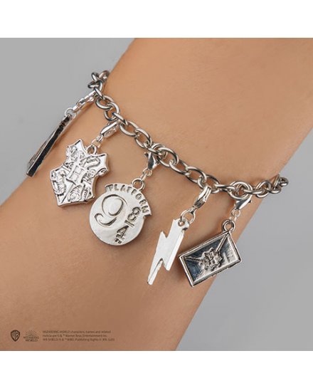 Bracelet Harry Potter 5 Charms boite luxe