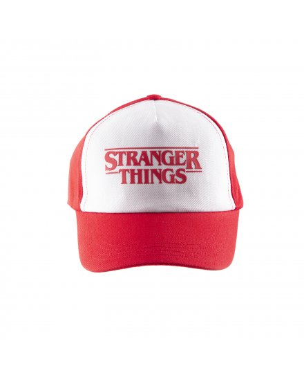 Casquette Stranger Things Trucker rouge et blanche