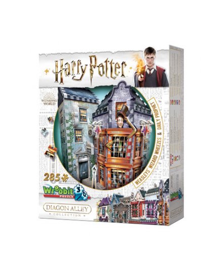 Puzzle 3D Harry Potter Boutiques Weasley et Daily Prophet 285 Pièces