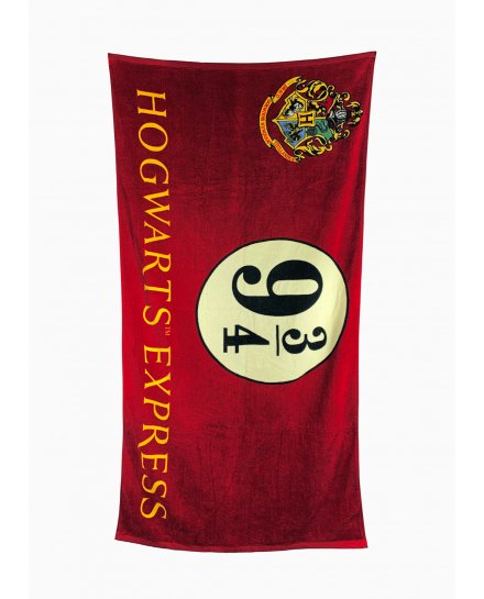 Serviette de bain Harry Potter 9 3/4 Hogwarts Express