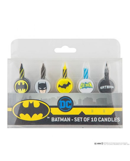 Set 10 bougies Batman DC Comics