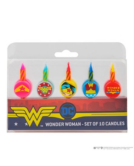 Set 10 bougies Wonder Woman