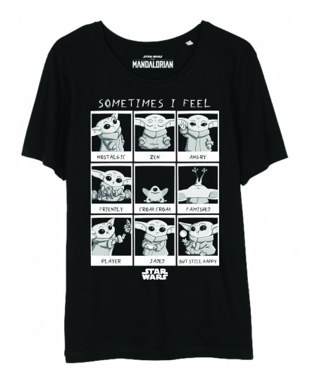   T-shirt Femme Star Wars The Mandalorian -Sometimes I fell