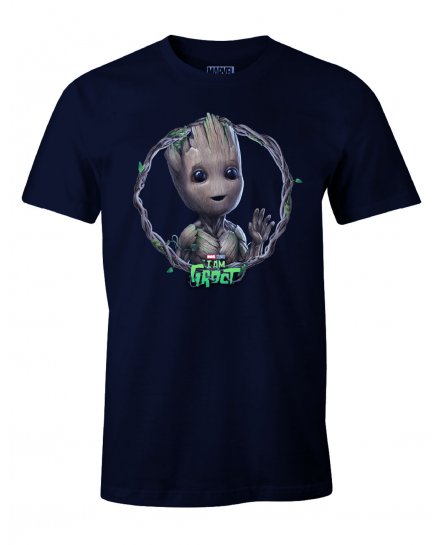 T-Shirt I am Groot Wood MARVEL