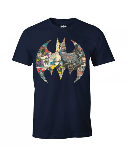 Tee Shirt Batman Logo Comics 80th