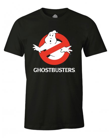 Tee-Shirt Ghostbusters noir Logo classique
