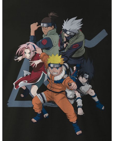 Tee-Shirt Naruto noir seven team