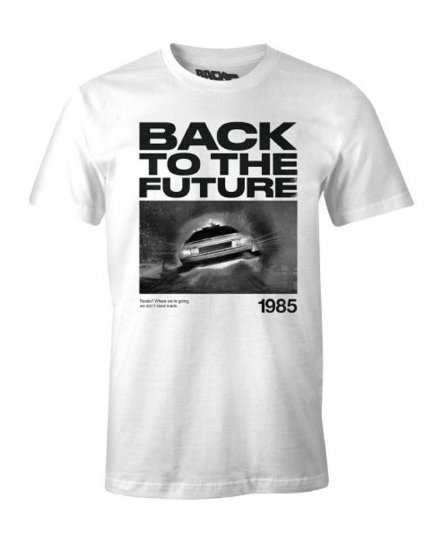 Tee-Shirt Retour vers le futur We don't need roads