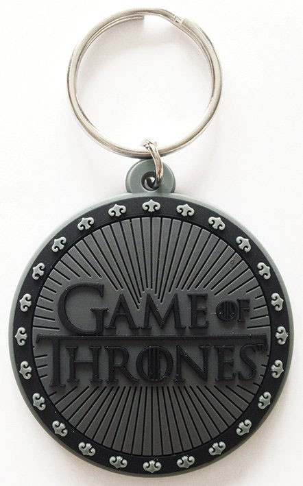 Porte-clés Logo Caoutchouc 6cm Game of Thrones
