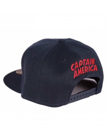 Casquette Bleue Logo Captain America