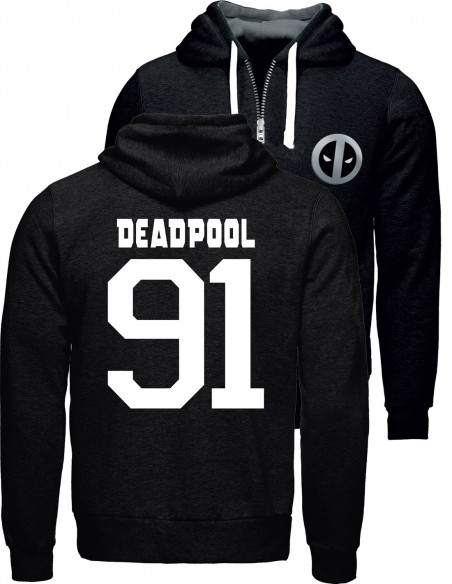 Sweat-shirt Deadpool Marvel - Metal Logo