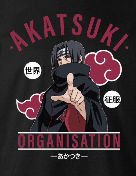 T-shirt Naruto - Akatsuki Organisation