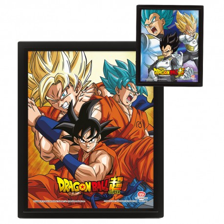 Cadre Dragon Ball Super Friends or Rivals 3D