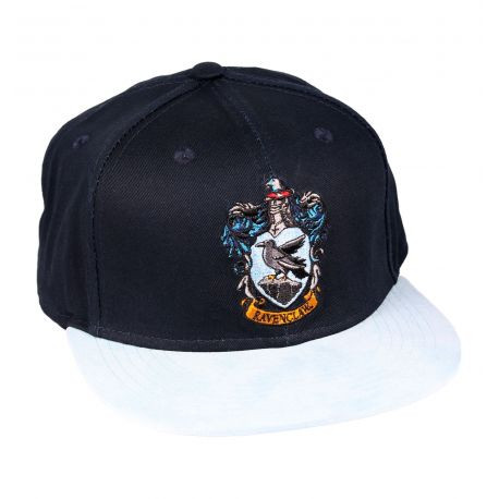 Casquette Serdaigle Blason Harry Potter bleue visière bleue ciel