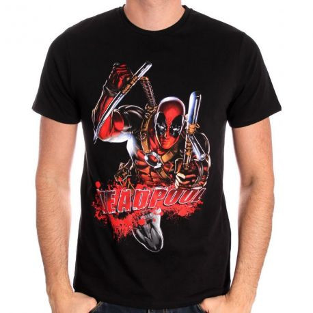 Tee-Shirt Bloody Attack Deadpool