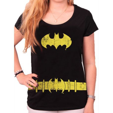 Tee Shirt Femme Noir Batgirl Batman