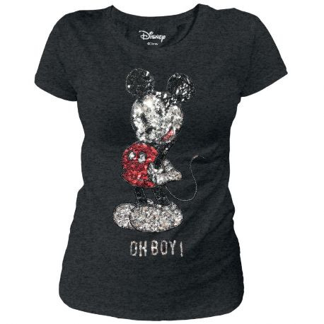 Tee-Shirt femme Mickey Oh Boy ! Disney