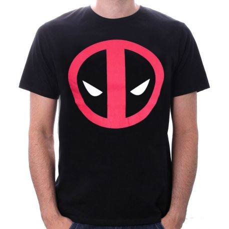 Tee-Shirt Noir Logo Deadpool