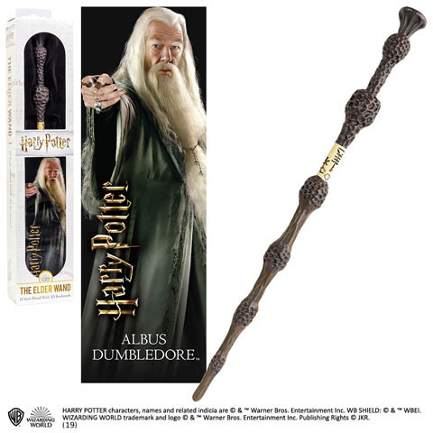 Baguette Dumbledore 30 cm et marque page 3D