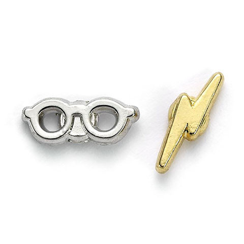 Boucles d'oreilles Harry Potter lunettes et éclair