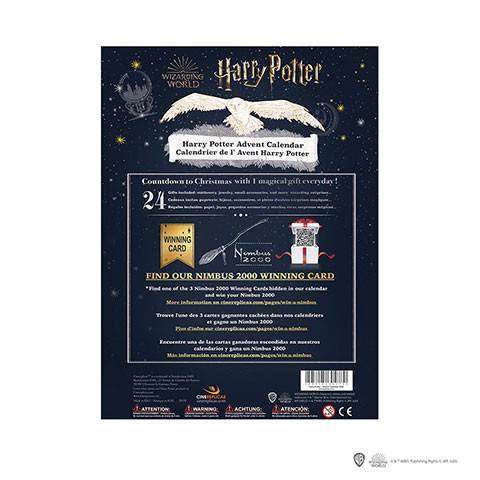 Calendrier de l'avent Harry Potter Poudlard