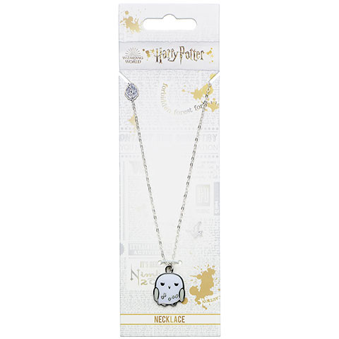 Collier Hedwige Chibi chaine argent Harry Potter