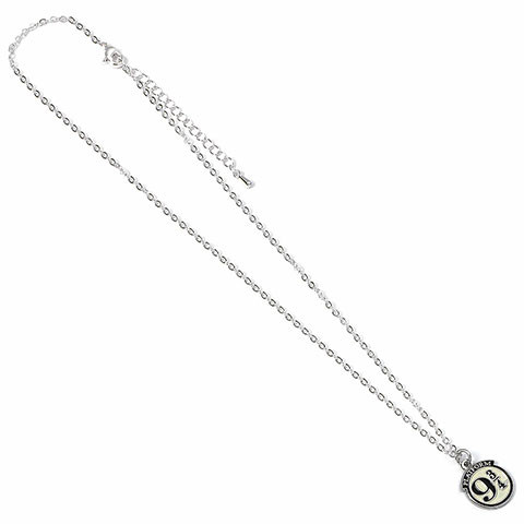 Collier Platform 9 3/4 chaine argent Harry Potter