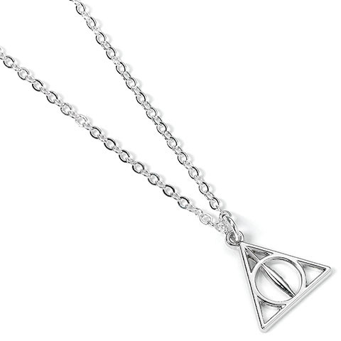 Collier Reliques de la mort chaine argent Harry Potter