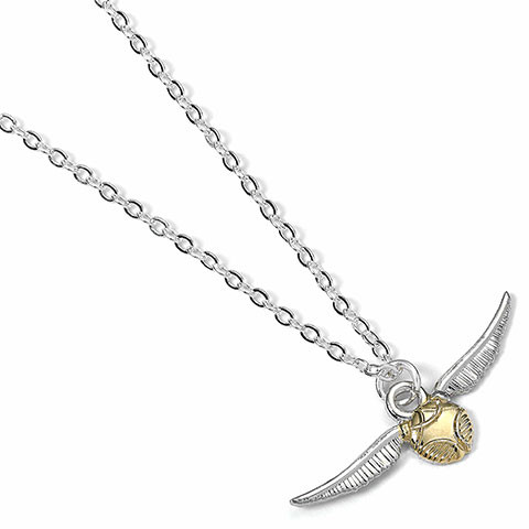 Collier Vif d'or chaine argent Harry Potter