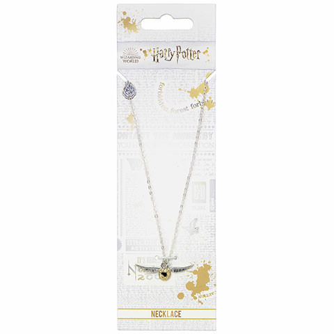 Collier Vif d'or chaine argent Harry Potter