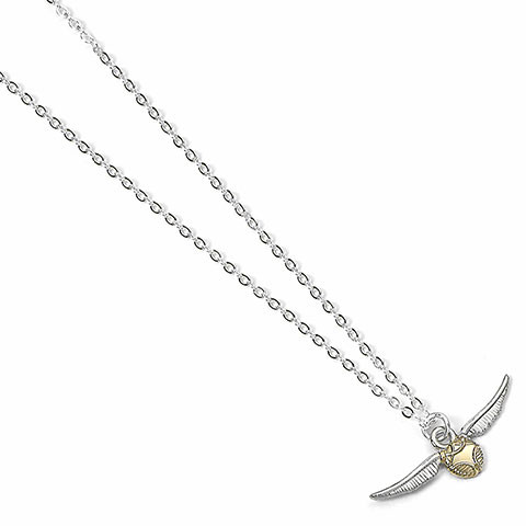 Collier Vif d'or chaine argent Harry Potter