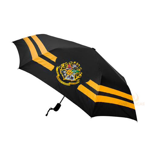 Parapluie Harry Potter Hogwarts noir et jaune