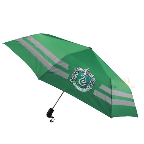 Parapluie Harry Potter Serpentard vert et beige