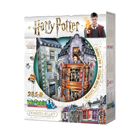 Puzzle 3D Harry Potter Boutiques Weasley et Daily Prophet 285 Pièces