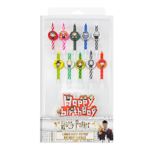 Set 10 bougies Harry Potter happy birthday