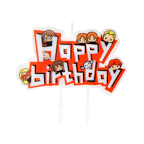 Set 10 bougies Harry Potter happy birthday