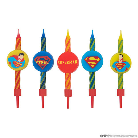 Set 10 bougies Superman