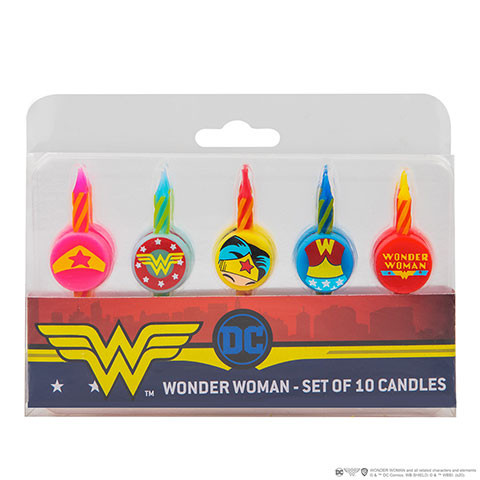 Set 10 bougies Wonder Woman