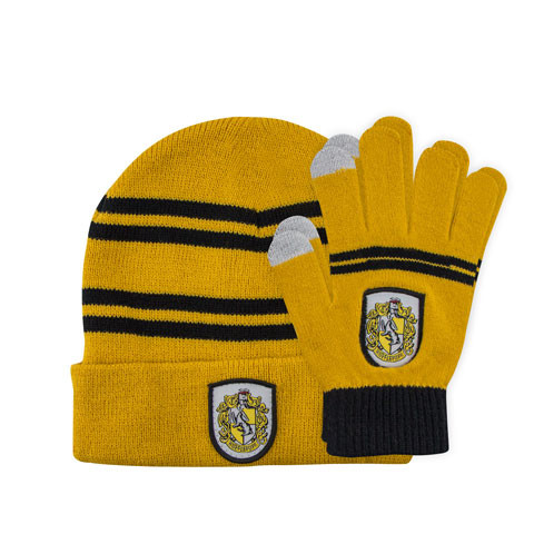 Set bonnet et gants enfant Poufsouffle Harry Potter