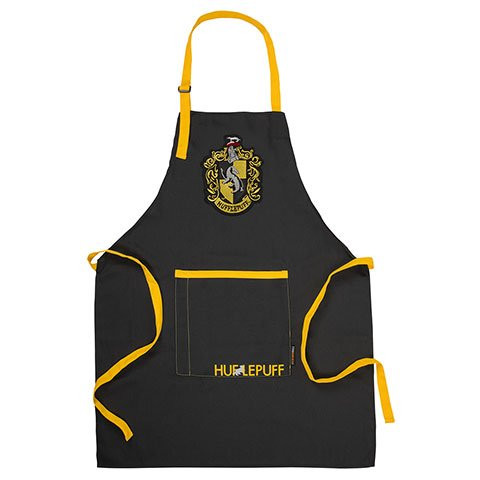 Tablier Poufsouffle Harry Potter noir et jaune