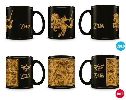 Mug Zelda Carte Thermoreactif Nintendo