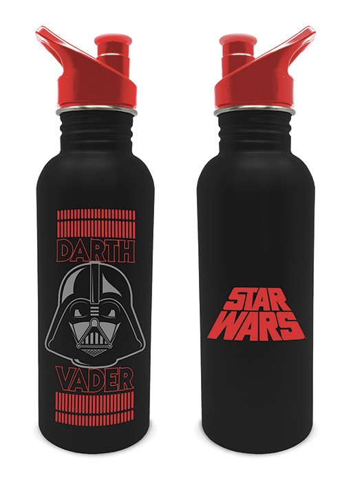 Gourde Star Wars à visser Dark Vador noire et rouge