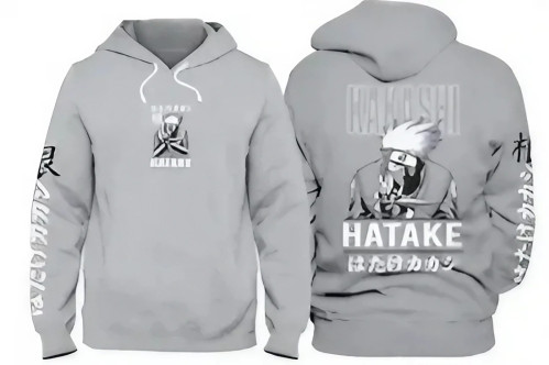 Sweat Naruto à capuche gris Kakashi Hatake